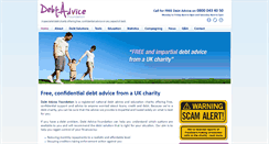 Desktop Screenshot of debtadvicefoundation.org